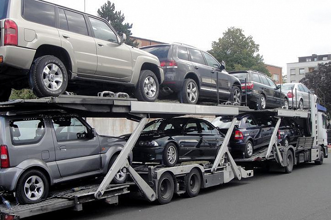 cars imported at the port of Dar es Salaam